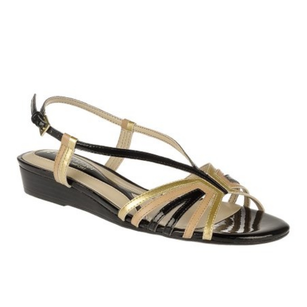 Naturalizer | Black Joany Strappy Slingback Sandals